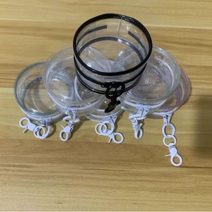 in stock High Transparent Round Display Box 8CM Round Waler Bag Outgoing Doll Doll Storage Bag