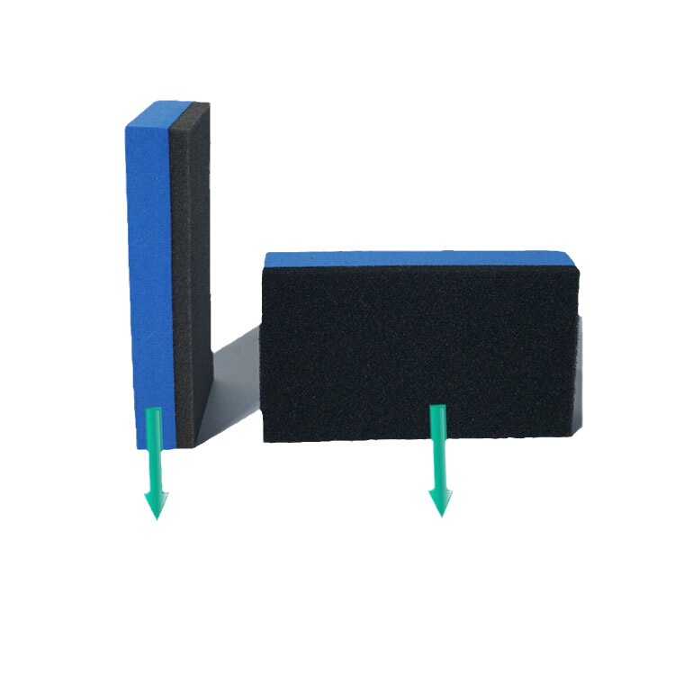 Car Beauty Crystal Coating Sponge Block, Paint Surface Glass Coating Sponge, Non-Stick Waxing Wiping Tool