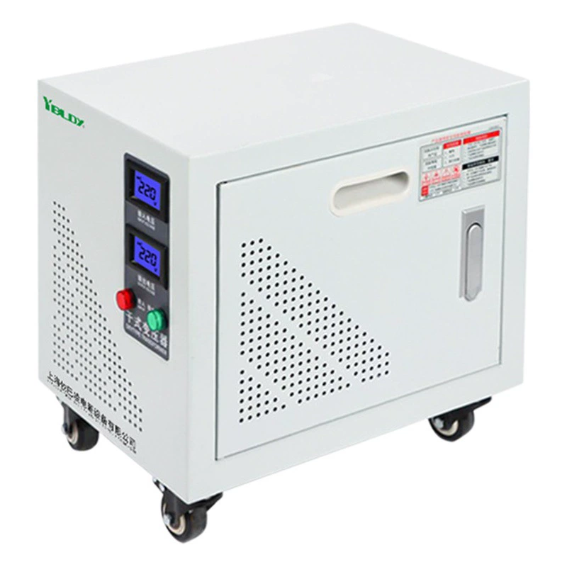 Однофазный изолирующий трансформатор ДГ-220В преобразует 220В в 200В/110В, защита от помех, потенциал заземления менее 0,3В, источник питания