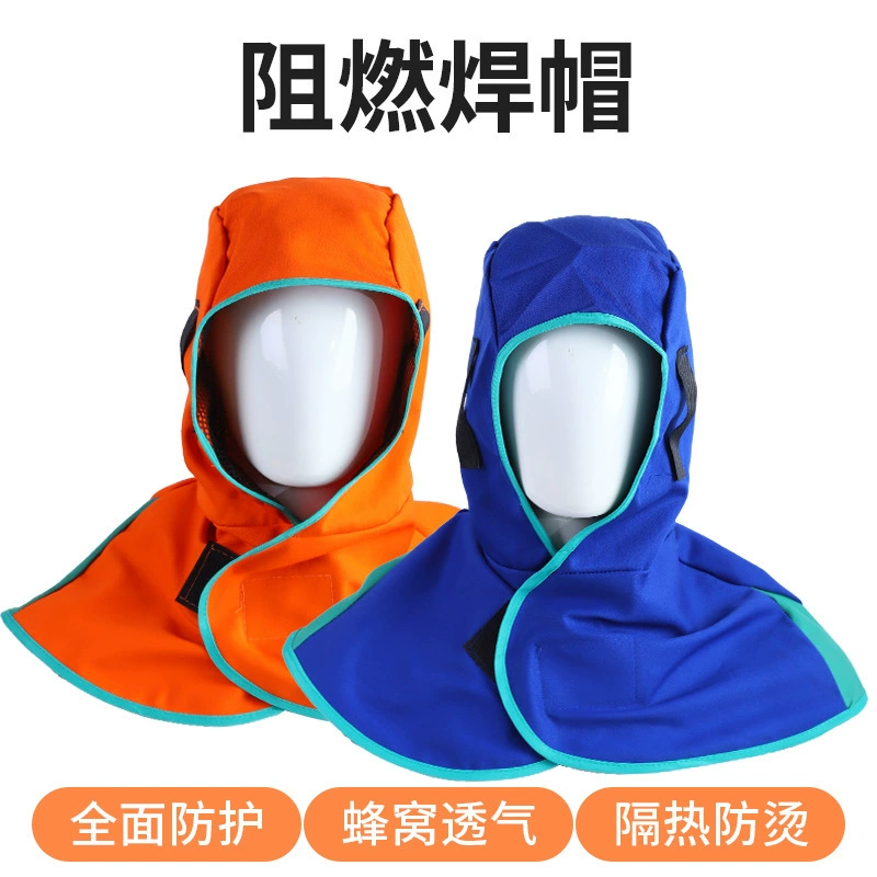 Сварочная шапка огнестойкая шаль Сварочное защитное оборудование Пылезащитная шапка Противопылезащитная шапка