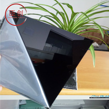 厂家供应黑色pc耐力板现货2mm-8mm不透光不透明半透明黑色耐力板