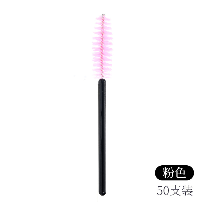 Nuevo cepillo de pestañas de cristal cepillo de cejas de pestañas espiral cepillo de cejas multicolor mini peine maquillaje maquillaje belleza