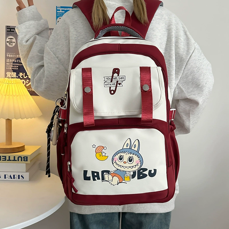 Fashionable school bag, capacious high quality backpack for leisure