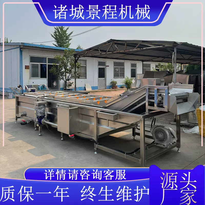 高压喷淋式商用洗菜机山药片洗菜机设备秋葵西红柿清洗机器