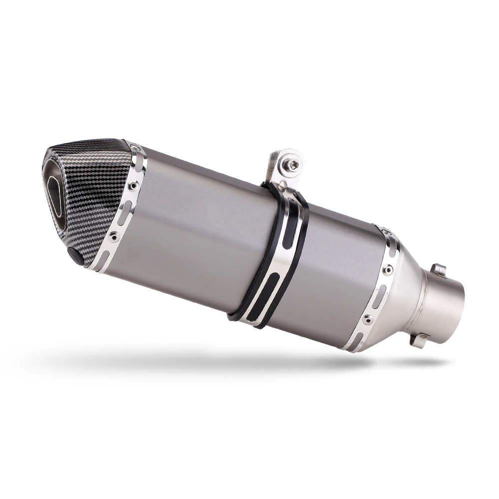 Motorcycle Scooter Ghost Fire Rs100 Qiaoge Jinzhan 6 Gy6 Universal Exhaust Pipe Tail Section Modification Small Hexagon