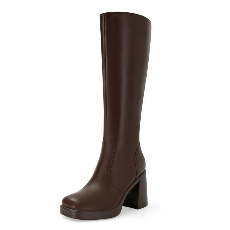 C 98161 Women's Pu Leather Knee Boots