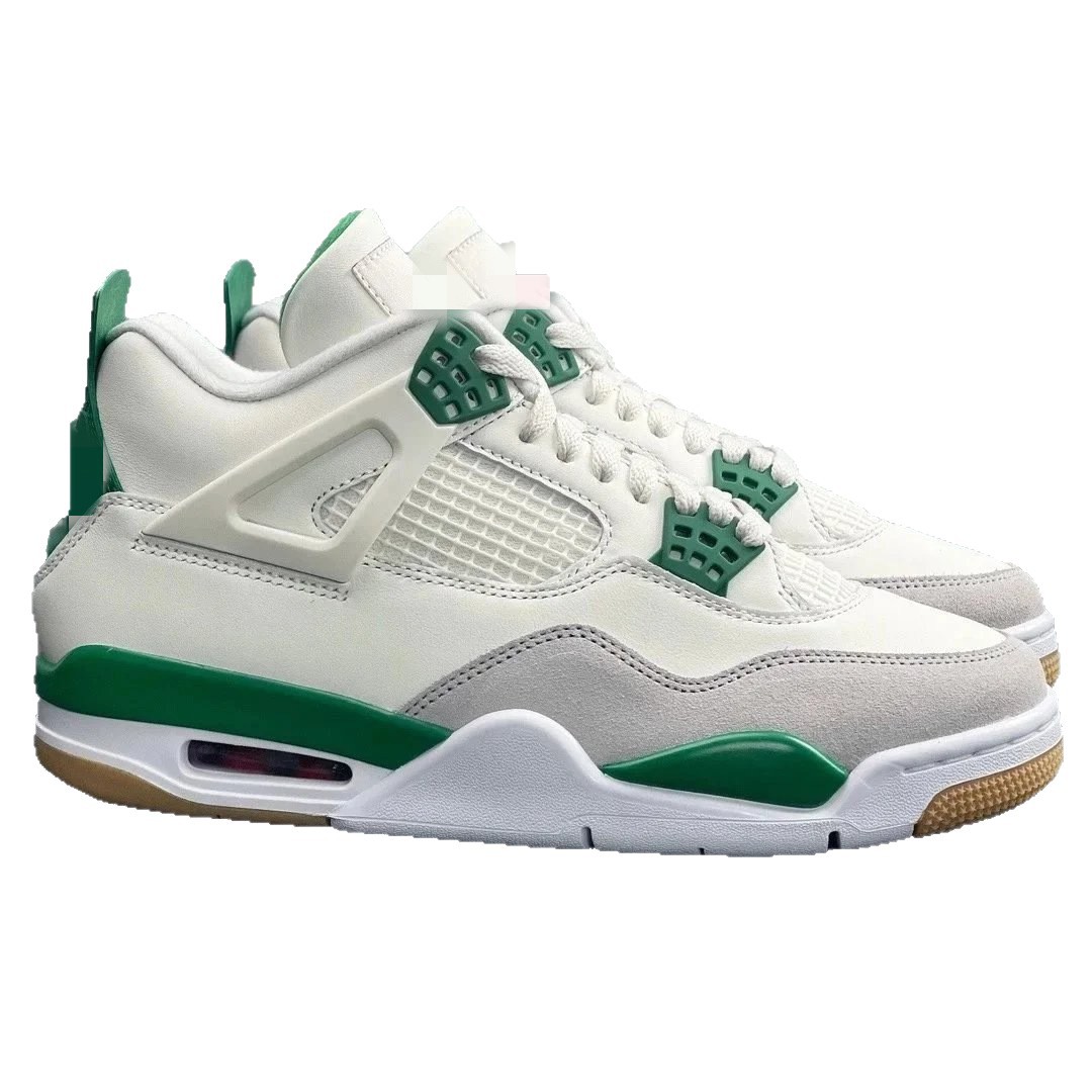 Zapatillas de Baloncesto Deportivas AJ4, Cuero y Caucho, Transpirable y Antideslizante, para Deporte y Ocio