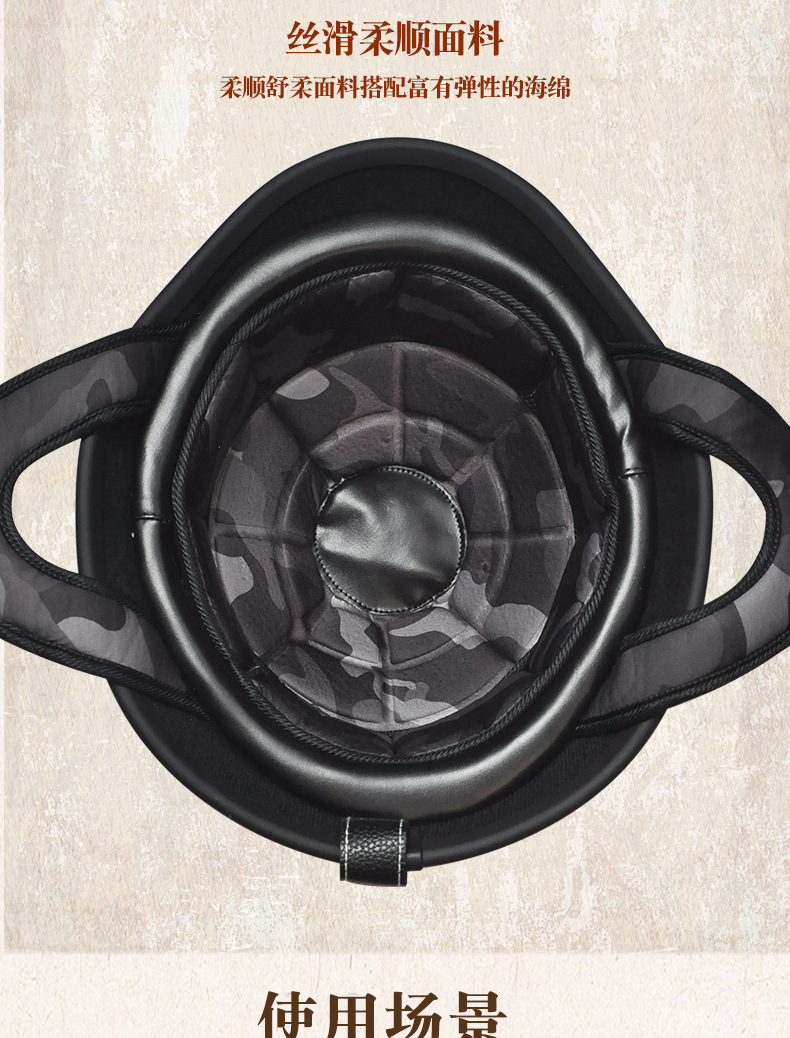 3C Certified German Soldier Helmet Motorcycle Electric Scooter Helmet Summer Biker Helmet Motorcycle Half Helmet Breathable for Men and Women