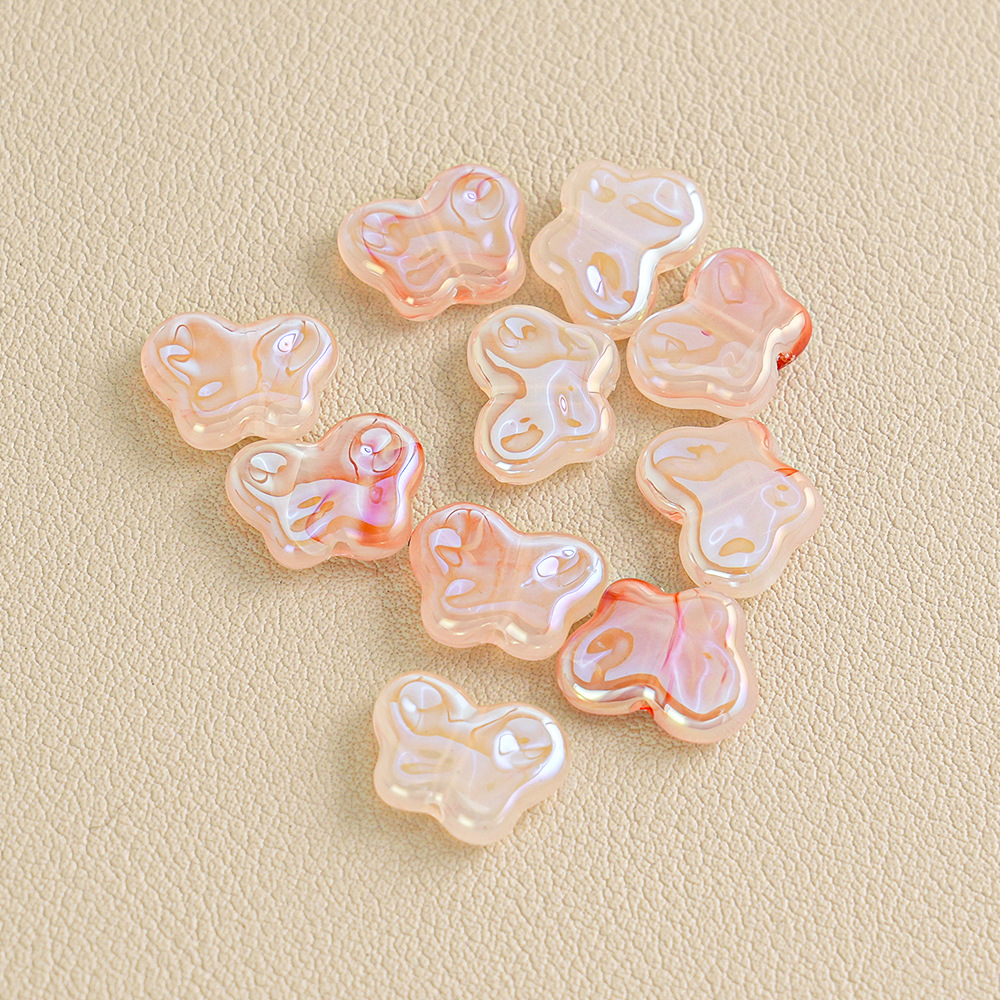 Cuentas de Mariposa Transparentes Heidi Cloud Mist, Cadena para Teléfono, Cuentas Sueltas para DIY, Pulsera de Cristal, Accesorios Pequeños al por Mayor image 9