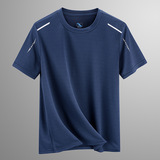 Спортивная летняя износостойкая футболка для отдыха с сеткой, короткий рукав, для среднего возраста