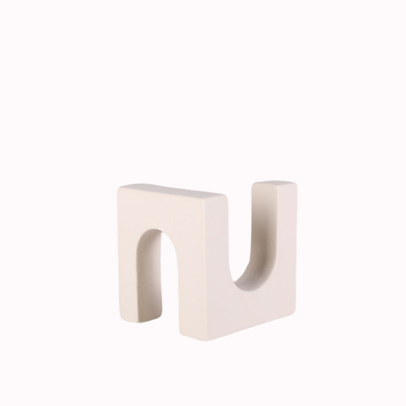 Nórdico moderno geométrico esmerilado de cerámica decoración creativa modelo habitación decoración suave pasillo TV gabinete decoración del hogar