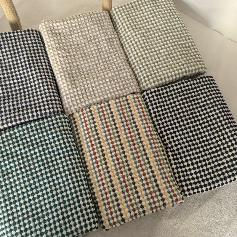 Exported to the United States dkny thickened double-sided terry yarn-dyed jacquard cotton adult large bath towel beach towel