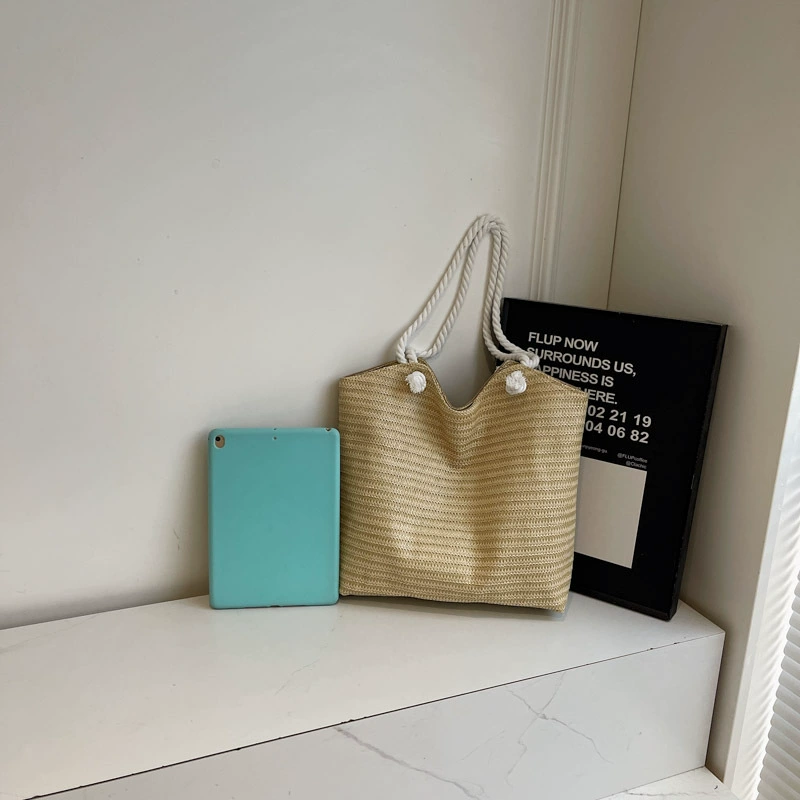 Fashionable beach summer capacious shoulder bag