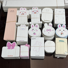 100 pieces...wholesale tag paper diy hair accessories cardboard jewelry packaging hair clip cardboard white gripper hair clip paper