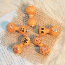 厂家直销爆火镶口转子女士绕指柔葫芦手捻盘玩文玩解压玩具木质