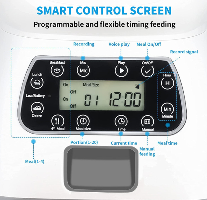 Buy quality 3.5L Elf Pet Feeder Automatic Feeder Fixedpoint Feeder
