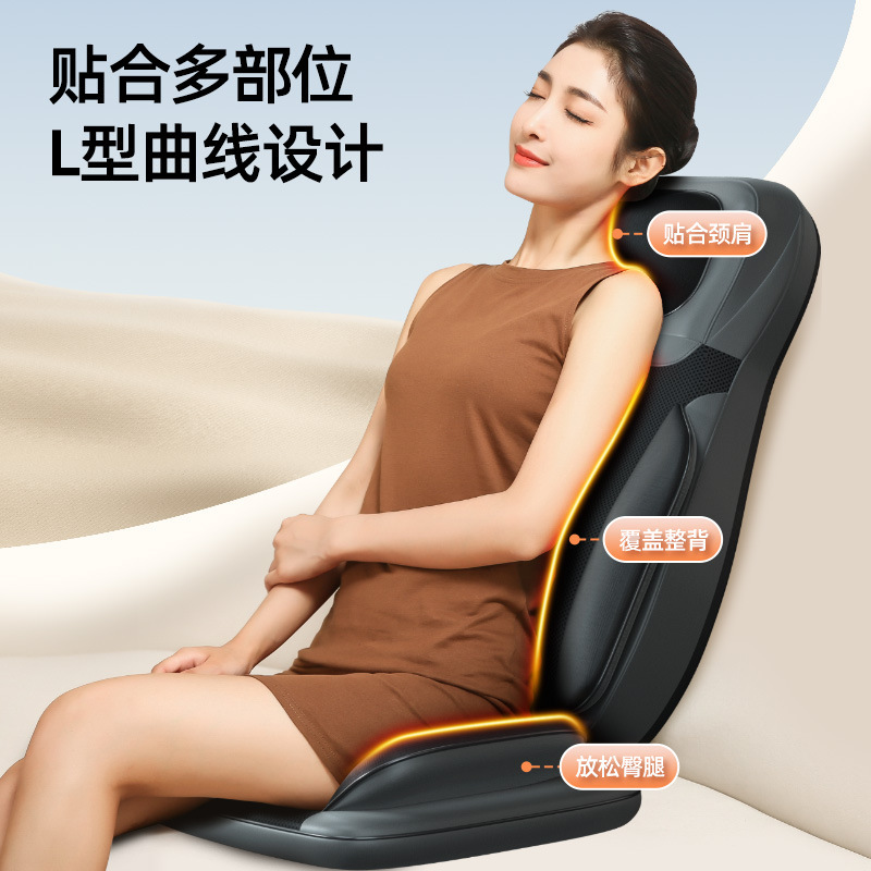 多機能首肩マッサージ器背中腰臀部全身マッサージクッション家庭用揉み加熱マッサージクッション|undefined