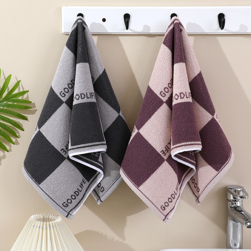 Wholesale cotton towel face towel soft absorbent adult couples large face towel lint-free labor protection gift box