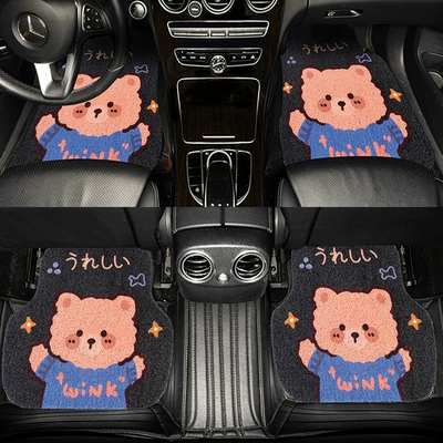 car mat, Avtomobil döşəmə paspasları - noble-bear-four-piece-set-front-row-size-495645-rear-row-size-diameter-495