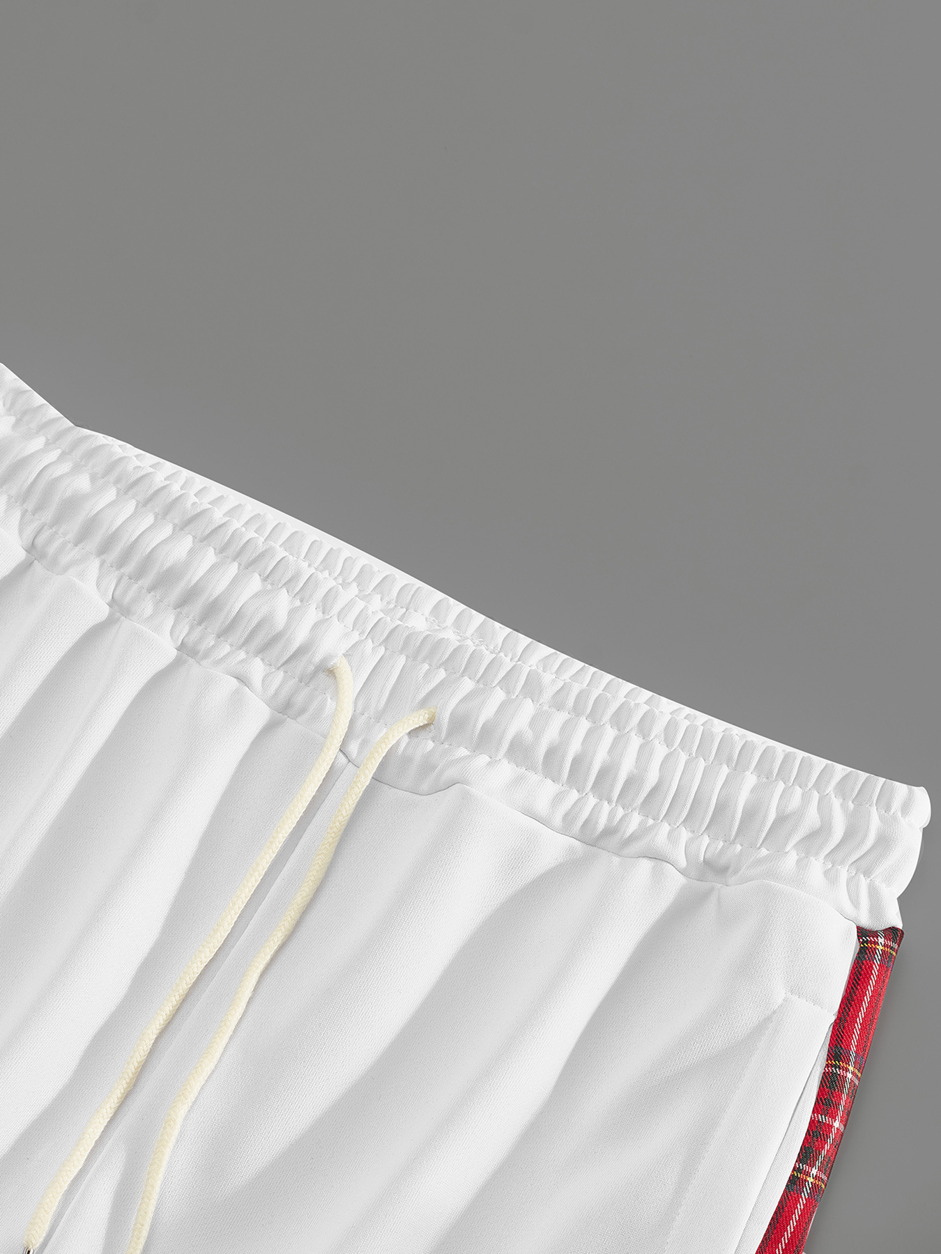 Herren Sweatpants Gerade Freizeithose Mit Schnallengürtel_voghion.com