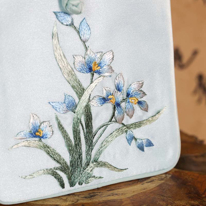 [Pedido al por mayor] Bolso de teléfono móvil bordado de estilo chino Nuevo bolso de teléfono móvil bordado Su de estilo chino Bolso de lona bordado Bolso diagonal