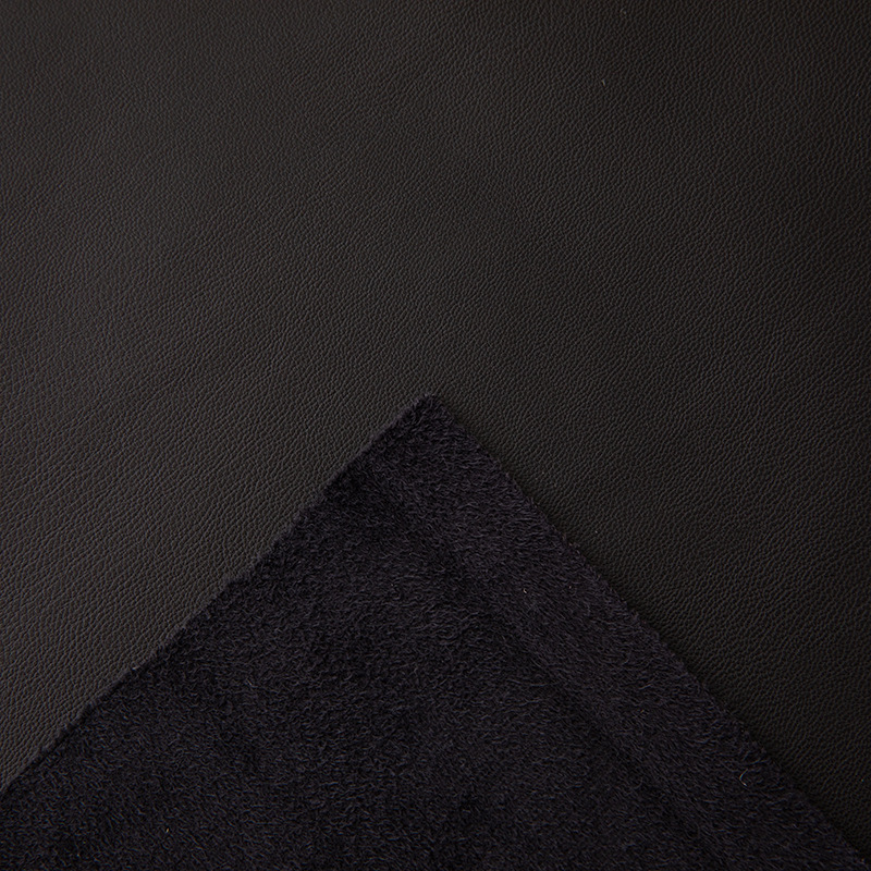 0.7PU皮麂皮绒底服装革人造革香飘飘免洗服装面料电商皮裤皮质感