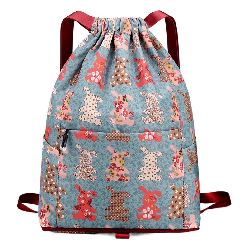 Nueva mochila con cordón, mochila para mujer, moda coreana, tendencia casual, bolsa de viaje de gran capacidad, mochila escolar