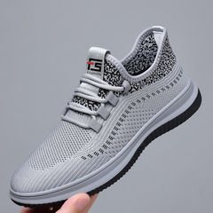 Men's Cross-border Imported Spring Breathable Mesh Shoes, Lightweight Running and Casual Shoes with Hollow Mesh Fabric