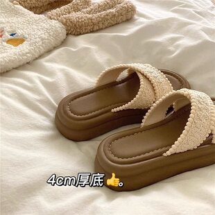 ���ƶȼ�~!4cm��������⴩��ЬŮins�ļ�����͸��ɳ������Ь��
