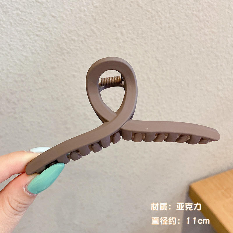 2025新款发夹女后脑勺抓夹鲨鱼夹发卡高级感发抓慵懒风盘发夹头饰|undefined