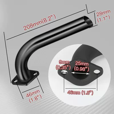 Suitable for Predator Motorcycle exhaust pipe
