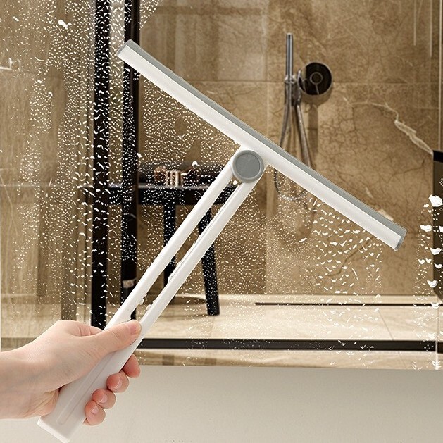 Glass Cleaning Wiper, Desktop Wiper, Household Bathroom Mirror Wiper, Silicone Wall Cleaning Scraper