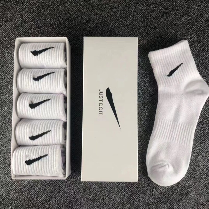 Nk Boxed Suwan Nexst Autumn and Winter Hook Men's and Women's Long Tube Mid-Tube Socks Short Tube Cotton Sports Socks Versatile Socks