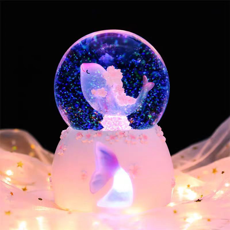 Venta directa de fábrica bola de cristal música caja de música para enviar compañeros de clase niña niña niña regalo de cumpleaños niña princesa día del niño
