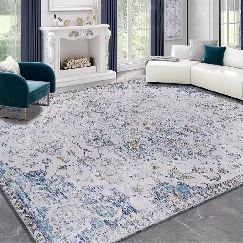 Transfronterizo de Europa y América estilo retro plegable lavable alfombra de Cachemira Amazon sala de estar estilo étnico Europeo al por mayor