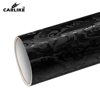 Kalike Metaverse Carbon Fiber Car Color Changing Film Body Film Electronic Back Film Protective Film Interior Decoration Sticker (Automotive Film) - 152-18m-3d-metaverse-black