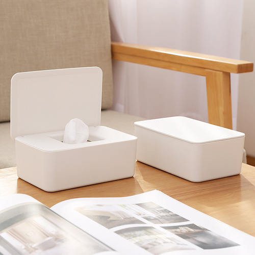 Desktop household wet wipes box, bathroom tissue box, living room tissue rack, plastic storage box, wholesale