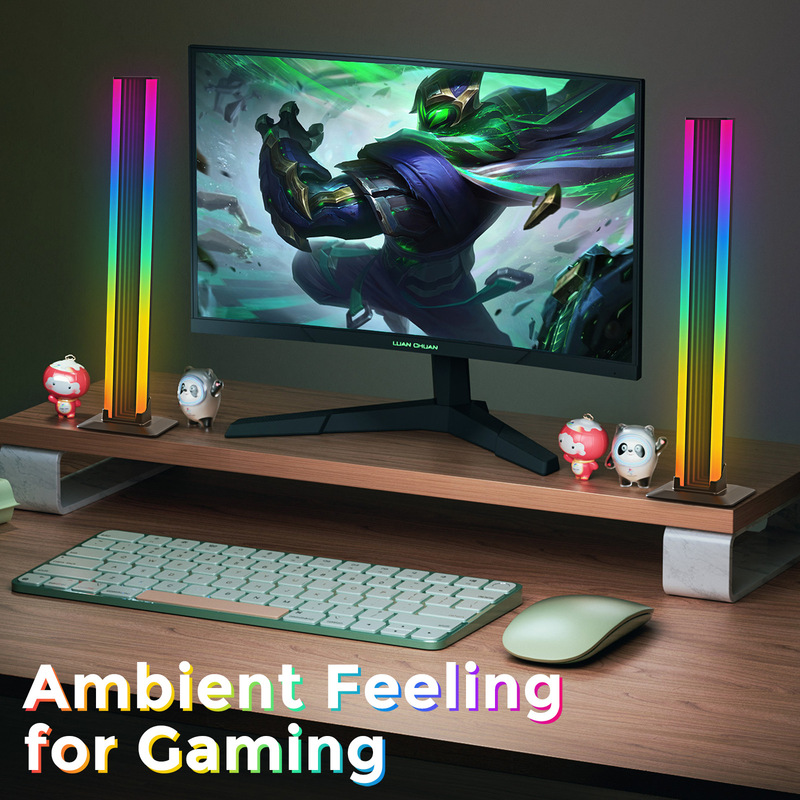 Computer Desk Led Layered Mirror Desktop Atmosphere Light Bluetooth Smart Gaming Room Decorative Light Live Streaming Light Background Light Computer Desk Led Layered Mirror Desktop Atmosphere Light Bluetooth Smart Gaming Room Decorative Light Live Streaming Light Background Light