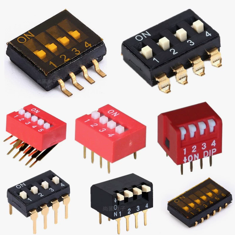 4-значный переключатель кода наклейки трековая лампа затемнение драйвера источника питания bide bitch ke цифровой кодированный переключатель