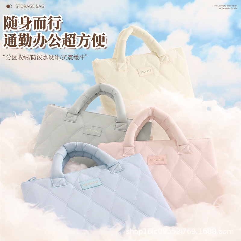 New Computer Bag 14inch Notebook Protective Cover Suitable for Apple, Huawei, Lenovo, High-Looking Portable Inner Sleeve Bag