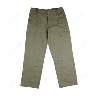 Zwjpw/American Hbt Army Pants Casual Wear Workwear Loose Vintage Retro Replica Film and Television Props