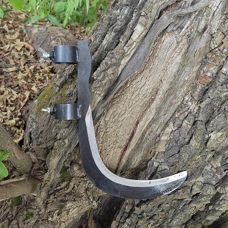 高空割槟榔刀摘香蕉猛钢勾刀农用割草刀户外钓鱼刀镰刀头除草工具