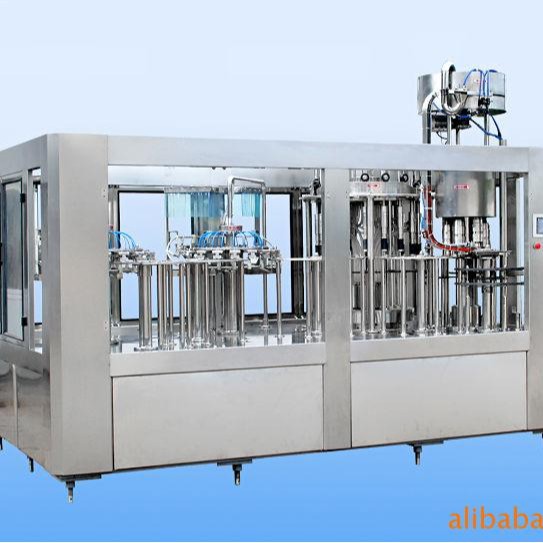 供应果汁热灌装三合一体机 3-5加仑桶装水灌装机饮料生产线