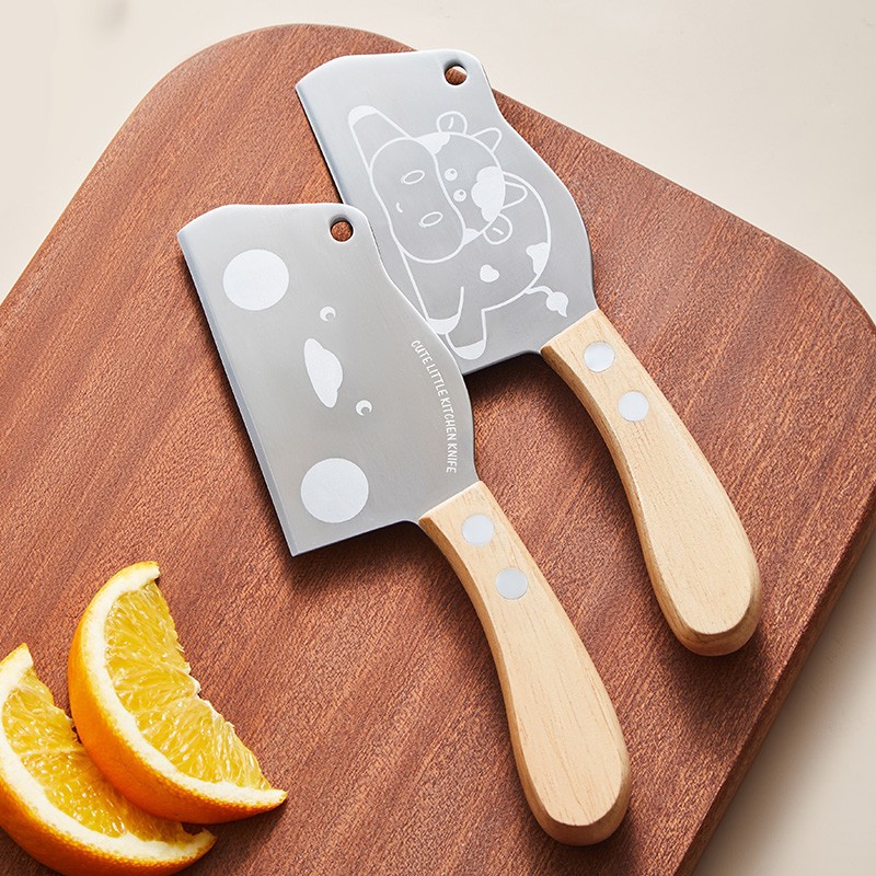 Mini Kitchen Knife Kitchen Household Kitchen Cutting Knife Supplementary Food Children Cutting Fruit Knife Butter Knife Dormitory Student Knife
