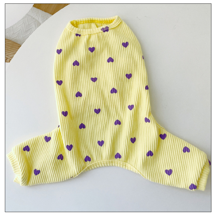 Casual Cotton Heart Shape Pet Clothing display picture 4