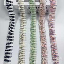 厂家直销  新款小香风流苏花边 DIY 服装围巾家纺辅料织带 现货