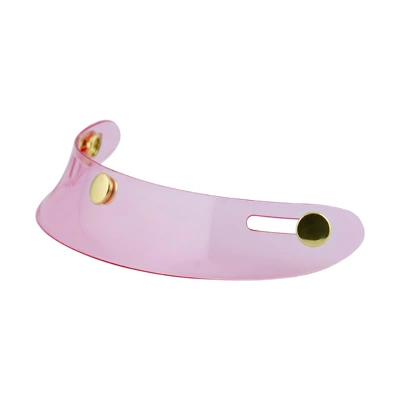 Short Brim Retro Half Helmet: Motosiklet dəbilqələri - pink