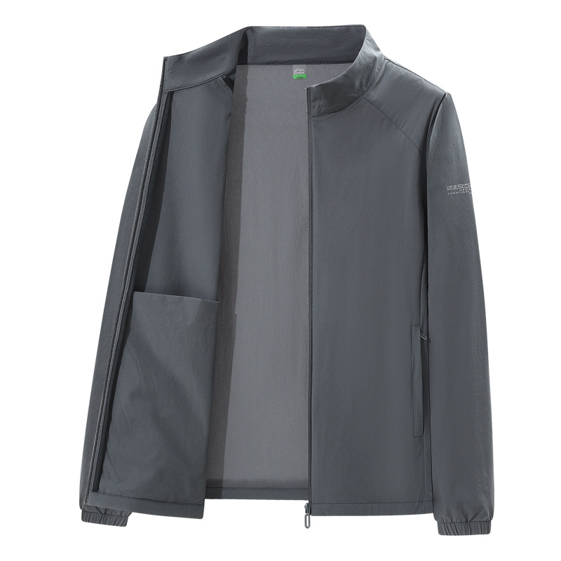 2025 nueva ropa de protección solar de verano para hombres y mujeres al aire libre anti-UV ropa de piel marca de moda de color sólido