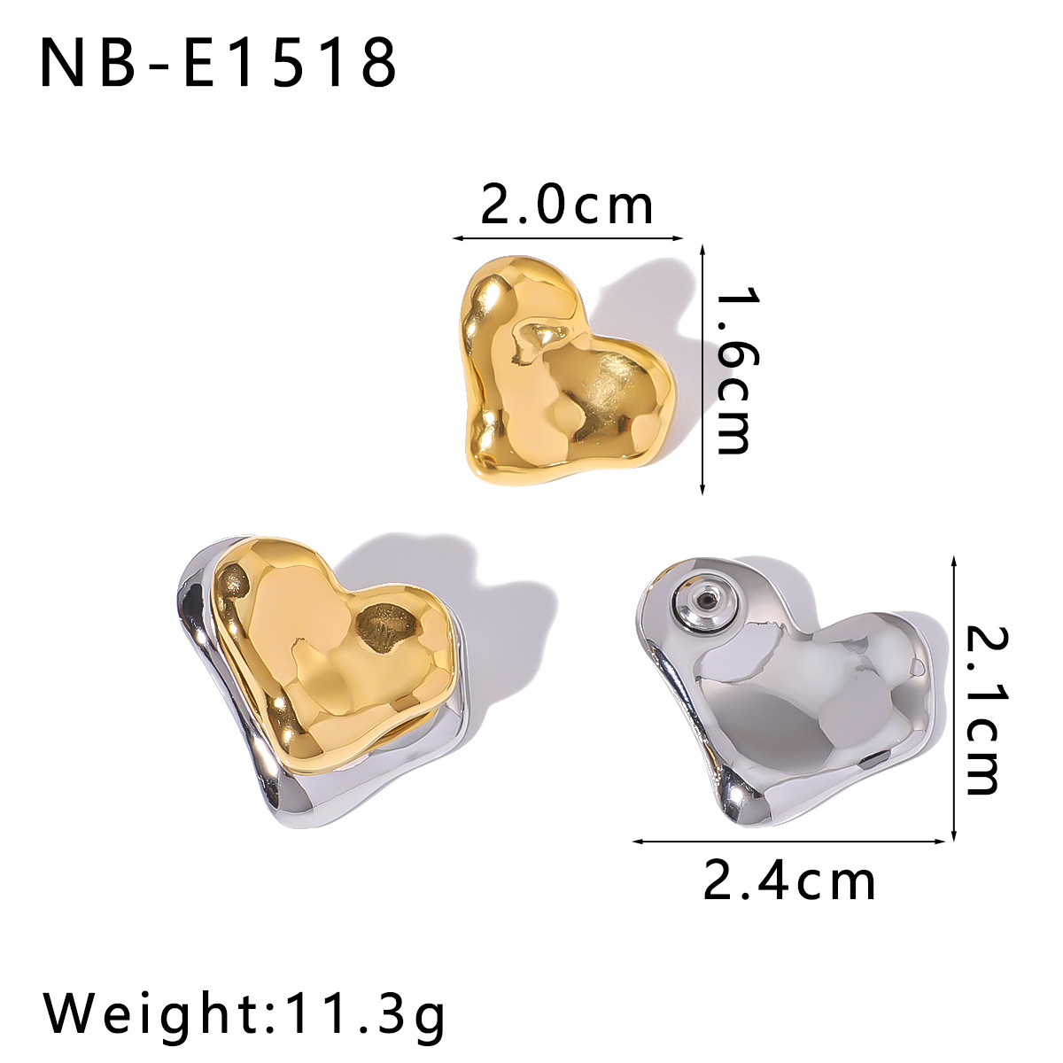 Casual, Elegant, Lady Style PVD Coated Real Gold Plated Flower 304 Stainless Steel Casual Elegant Lady Waterproof Non Tarnish Ear Studs
