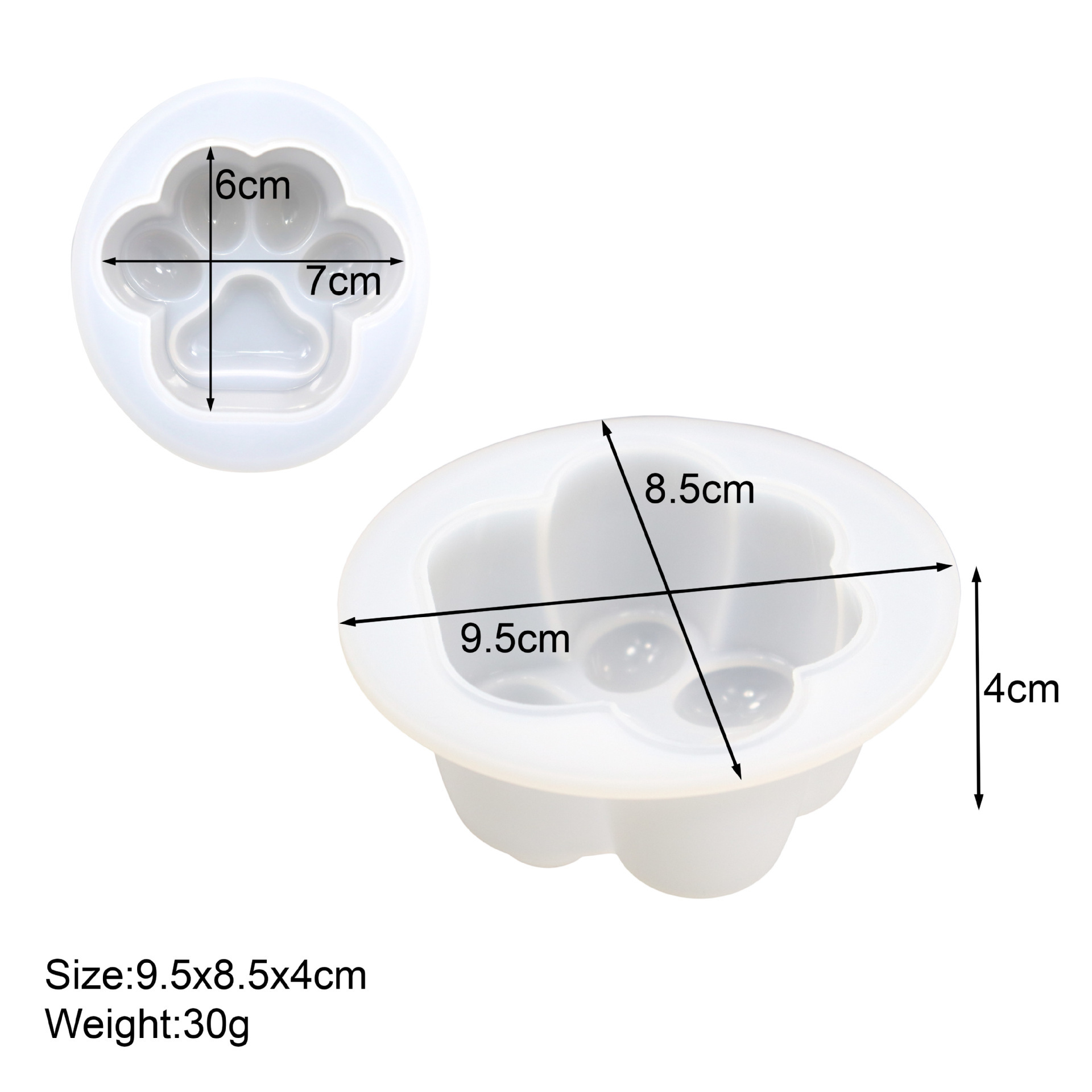 단일 서리로 덥은 큰 고양이 발톱 금형